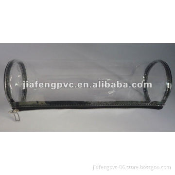 PVC round shape stationery bag
